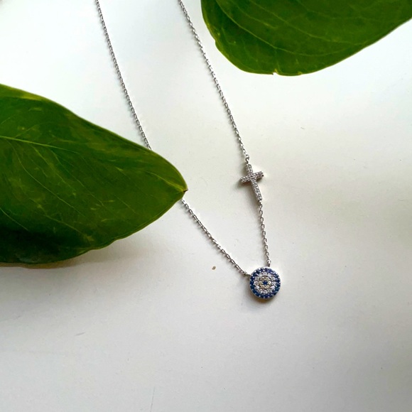 🧿Evil eye necklace - Picture 1 of 3